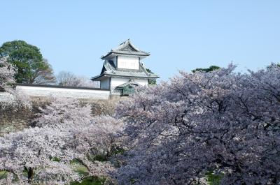 春の兼六園と金沢城