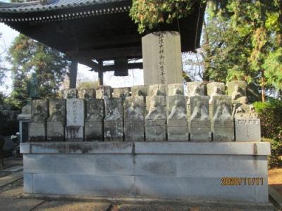 流山市の鰭ヶ崎・東福寺・流山１００か所めぐり（８２）・巡拝塔群