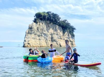 能登見附島キャンプ　2日目