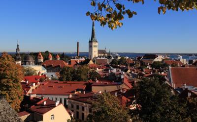 シニア夫婦2回目の北欧、バルト7カ国ゆっくり旅行25日　(15)タリンの街歩きです(10月3日)