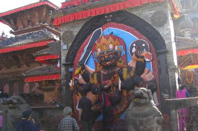 ダルバール広場　そこでは人生の縮図が見られるという　カトマンズ　ネパール