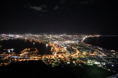 松山発・初めての北海道新幹線①、函館の夜景と朝市