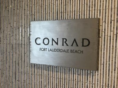 2021年4月　初Ft. Lauderdale 旅行記　その2 Conrad Ft. Lauderdale Beach 宿泊記
