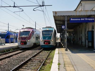 北東イタリア鉄道の旅（その６ ヴェネツィアからローカル列車で巡る屋根付きの木造の橋のバッサーノ・デル・グラッパ）