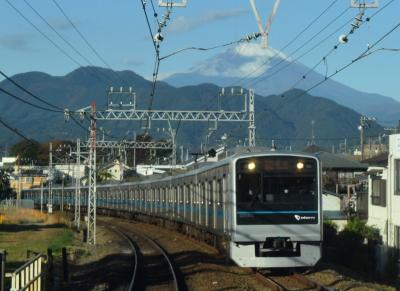 ロマンスカー先頭と修善寺