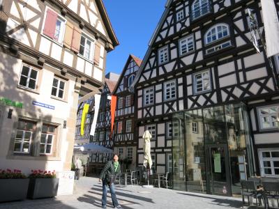 心の安らぎ旅行(2019年 夫目線 Part43 ドイツ12日目 Schorndorf ショルンドルフ Fachwerkhaus 木組み♪）