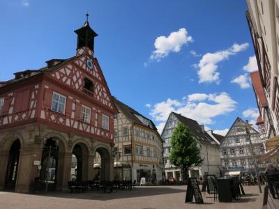 心の安らぎ旅行(2019年 夫目線 Part47ドイツ12日目 Waiblingen ヴァイブリンゲン Rathaus 市庁舎）