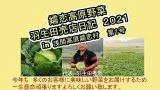 野菜王国浅間高原嬬恋村の植付が始まった～