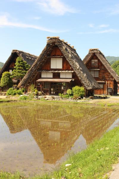 白地図２枚抜き　飛騨高山と白川郷編