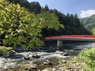 五月晴れの香嵐渓　散歩