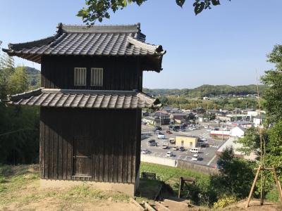 兵庫県の城跡巡り：淡河城跡（神戸市北区）、眺めの良い丘陵地に遺構が残る興味湧く城跡