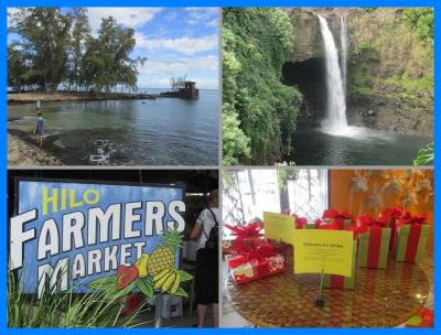 ハワイ満喫2013（１８）癒しの島モクオラ、カメハメハ大王像、虹の滝、ヒロファーマーズマーケット、ビッグアイランドキャンディーズ