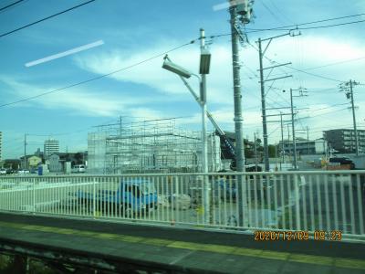 工事その９東海市南側　なかなかの新駅建設あたり　２０１２０９水曜