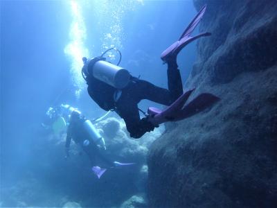 夏！沖縄　西表島「瑠璃の宮殿」でダイビング