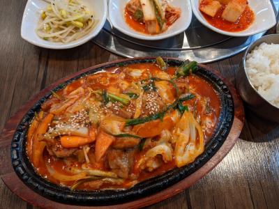 鶴橋の韓国料理店「アリの家」でチーズタッカルビ＆延羽の湯で入浴