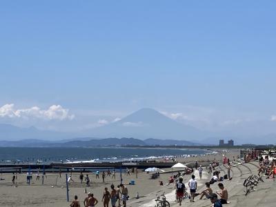 6・8歳連れ、湘南鵠沼海岸でお手軽日帰りリゾート満喫