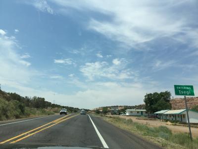 アリゾナ州　ツェキ　－　何もなさそうな160号線ですが、数か所のポイントがあります。