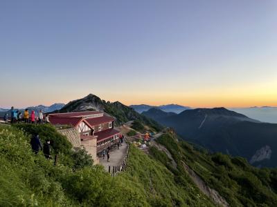 北アルプスの夏休み２～燕山荘から稜線歩きと下山編～