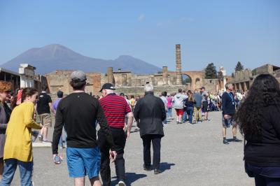 イタリア王道４都市自由旅行　　ローマ編　Ⅰ(ポンペイ遺跡）