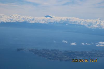 久し振りに福岡へ旅をしました(17)伊豆半島～房総半島～東京国際空港(空撮)