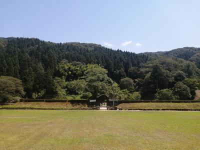 ’２１ 夏の北陸100名城旅１９　福井 一乗谷朝倉氏遺跡散策（英林塚～朝倉館跡～復元街並）