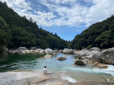 7歳子連れ ペーパードライバーの屋久島ネイチャーツアー  Day2 川と海で水遊び 昆虫ハンティング