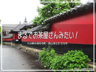 まるでお茶屋さんみたい！中津・合元寺