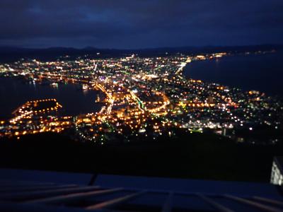 北海道ツーリング　6日目　函館山へ夜景を見に行きました。