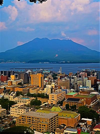 鹿児島12　城 山 (標高108m）城山自然遊歩道-城山展望台へ　☆天然記念物の森は豊かな自然