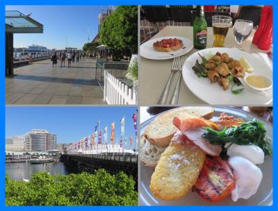 ＪＡＬファーストクラスでシドニー（１４）ダーリングハーバーの休日。Ｎｉｃｋｓでステーキディナー＆Ｂａｉａイタリアンでモーニング