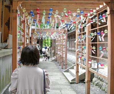 ちりん♪ちりん♪と鳴り響く「かなで風の音ふうりん♪」山形の熊野大社へ