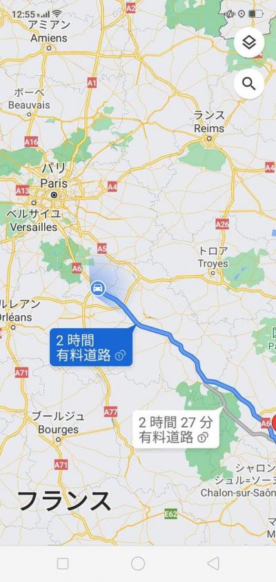 ブルゴーニュ地方へレンタカーでドライブ旅行