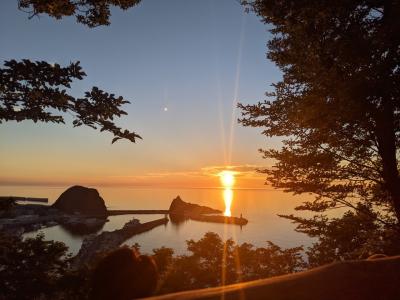 なんちて Petite Tour de SHIRETOKO_2日目_夕陽台から望む「知床八景」