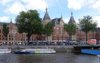 2016夏オランダの旅12：アムステルダムは運河クルーズ日和