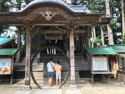 夏休み　車で東北一周の旅　1日目