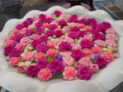 【花手水巡り】最明寺の母の日花手水と５月の行田花手水Ｗｅｅｋ