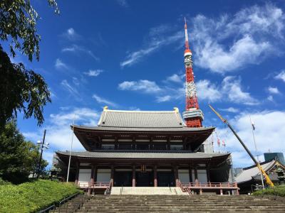 東京タワーを見ながら散歩、芝公園と芝大神宮