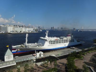 アジュール竹芝から竹芝桟橋の離島航路ウオッチング【親子で東京往復記2021年８月編その１】