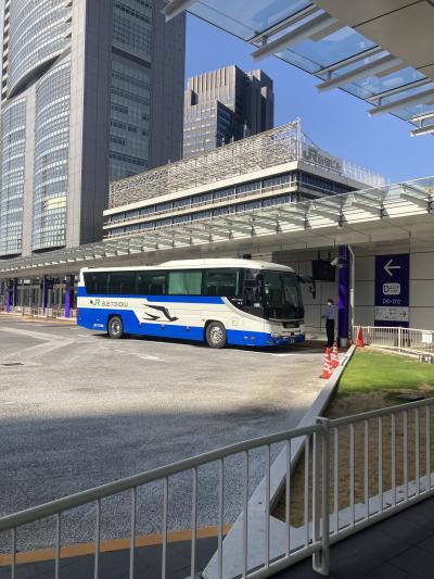 ２０２１高速バス　バスタ新宿→仙台駅