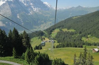 2013年スイス旅行記　第12回　ユングフラウ散策　メンリッヒェン往復後、ブリエンツへ