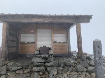 2021年8月　天候不順の乗鞍岳②