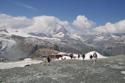2013年スイス旅行記　第24回　マッターホルン散策　ゴルナーグラートからリッフェルベルクまで歩き、下山
