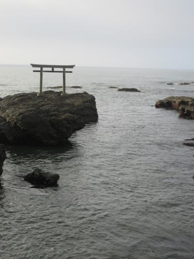 神磯の鳥居とSUP体験