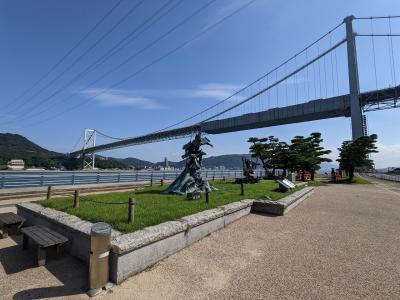 観光列車でまわる九州の旅４　かわせみやませみ　門司港　関門海峡