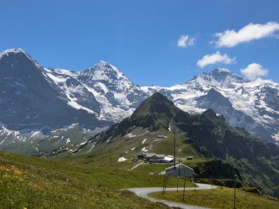 スイスからオーストリアへ①　ユングフラウを眺める