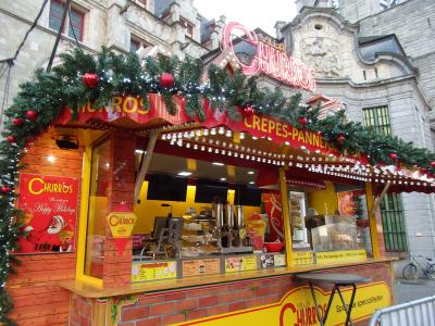 2019年ベルギーのX’sマーケット巡り【５１】ゲント：バーフ広場のクリスマスマーケット