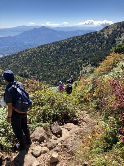 また、裏磐梯。秋晴れの西吾妻山登り。