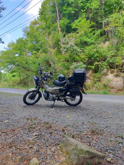 恵那までバイクで行って笠置山と岩村城と大きな水車を見てきました。