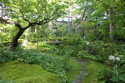 夏の優雅な避暑♪　Vol.24 ☆上林温泉仙壽閣：朝の美しい庭園　盛夏の風景♪