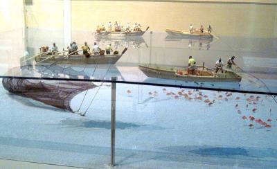 ハンブルク アルトナ博物館で見た網漁展示の謎が解けた / 千葉県 館山の『渚の博物館』圧倒的な網漁のジオラマ